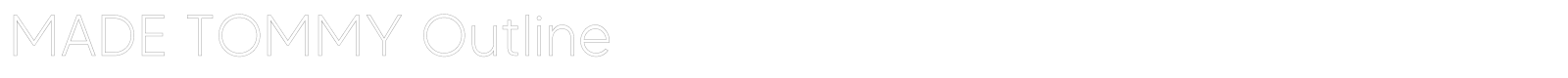 MADE Tommy font preview